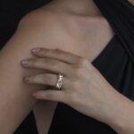 Rock Ring Pierścionek ręcznie rzeźbiony 