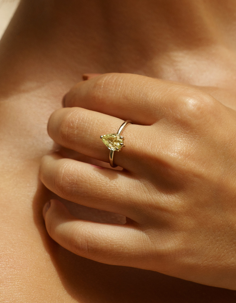 Szafir, diamenty, pierścionek, Sen Jewelry