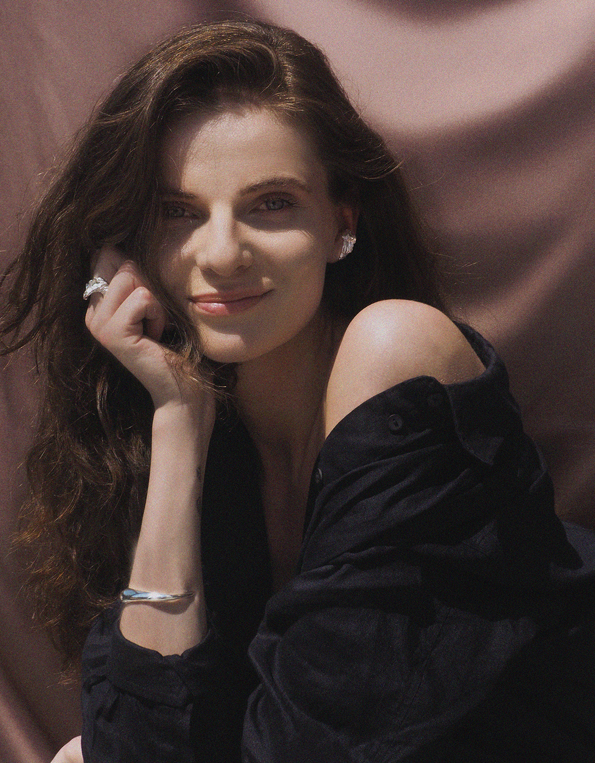 Nausznica Sen Jewelry Desire, srebro próby 925