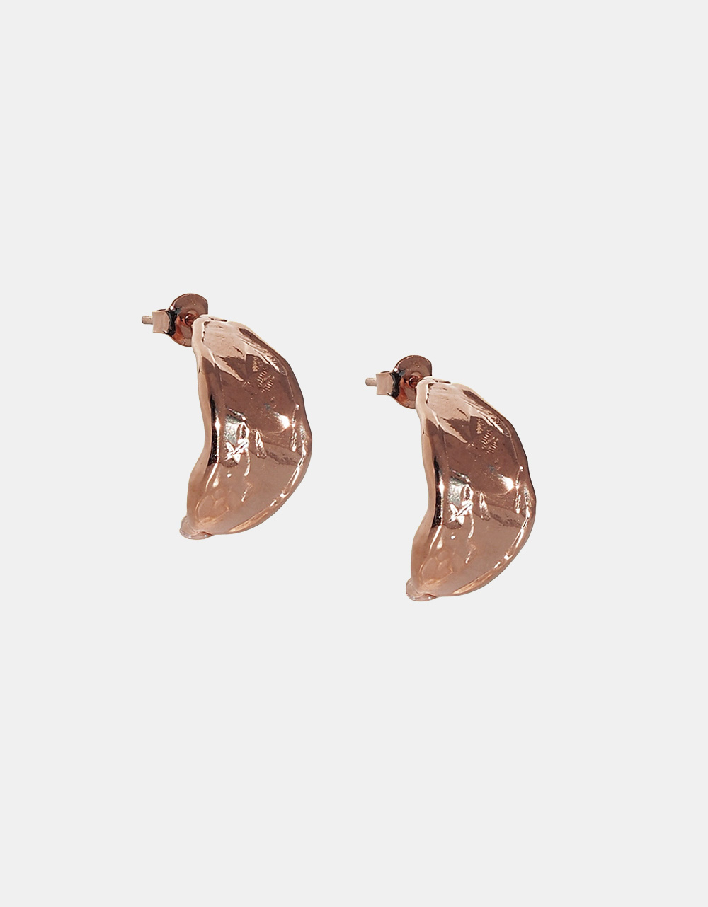 Kolczyki Olimp, srebro próby 925, złocone złotem różowym