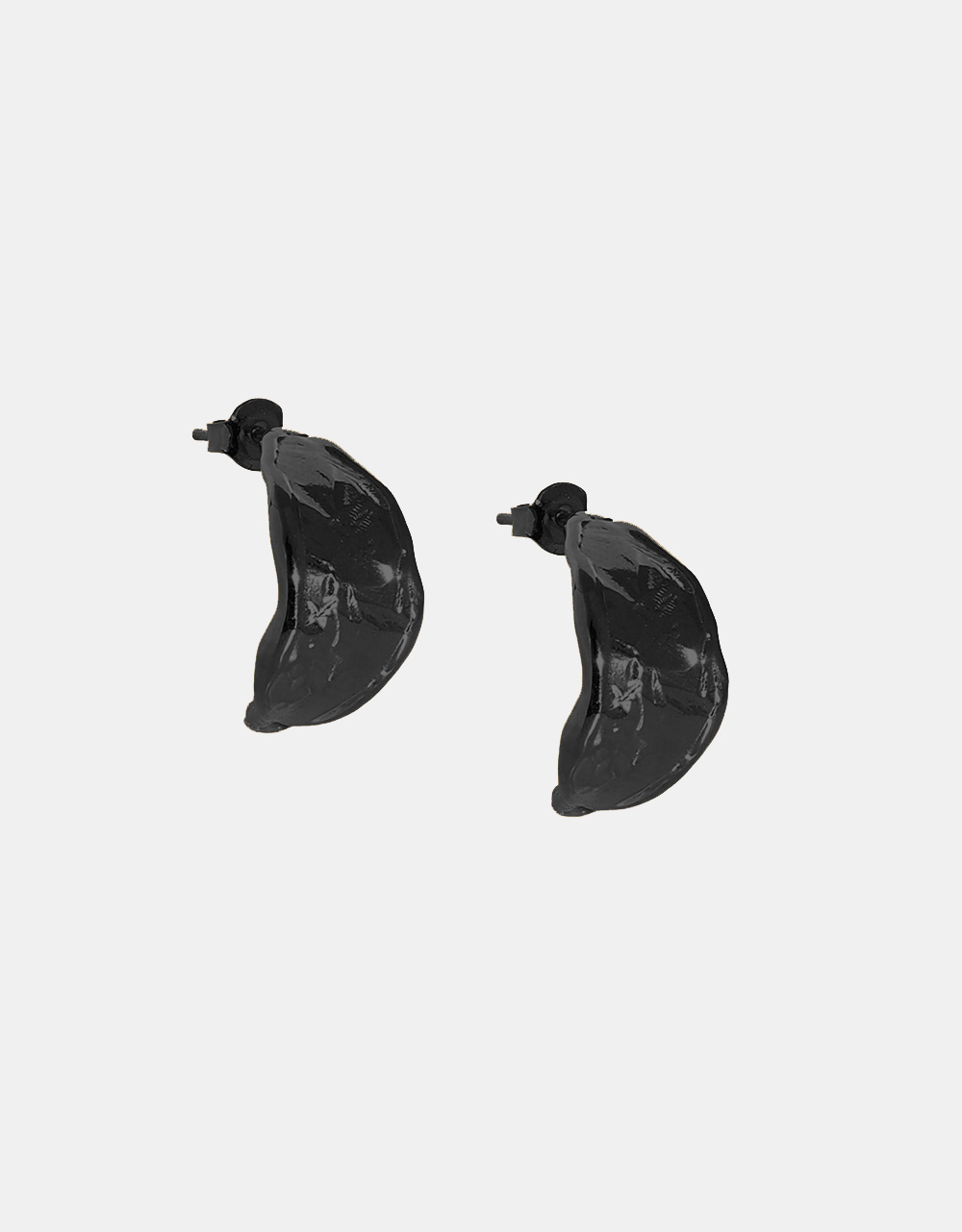 Kolczyki Olimp, srebro próby 925, pokryte rutenem